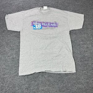 Winners Circle David Gilliland 38 Nascar T Shirt Mens L Gray Racing Short Sleeve